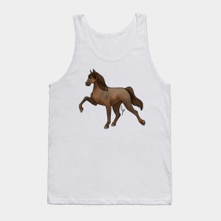 Horse - Tennessee Walker - Dark Chestnut Tank Top